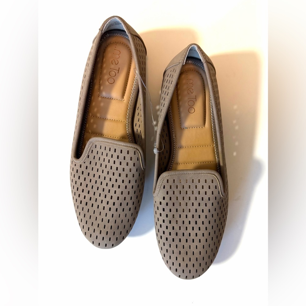 me too Gabbie perforated loafers faux leather